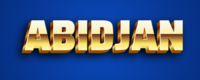 Abidjan Effetto testo