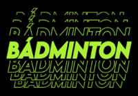 Bádminton Efecto de texto