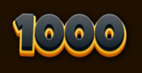 1000 Texteffekt