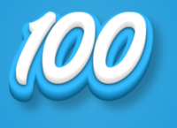 100 テキスト効果