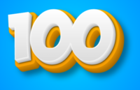 100 Текстовый эффект