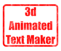 3d Animated Text Maker Tekst effect