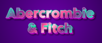 Abercrombie & Fitch テキスト効果