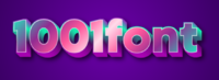 1001font Text effect