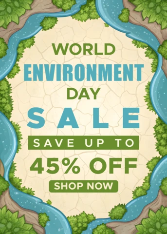 Nature-Inspired Sale Design Template for World Environment Day