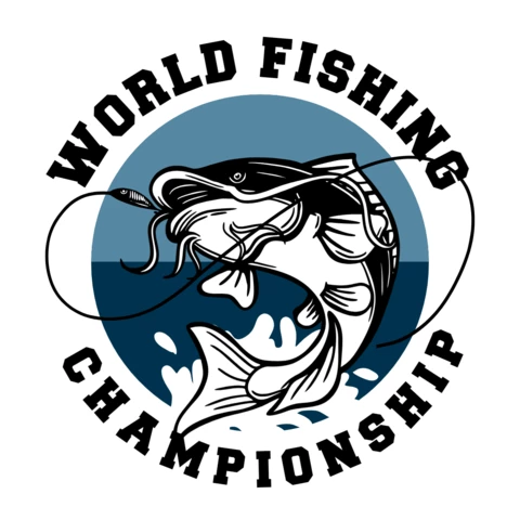 World Fishing Championship Logo Design Template