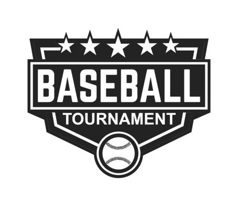 Baseball Tournament Championship Sports Logo Design Template