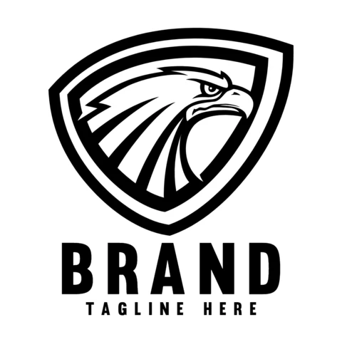 Eagle Head Logo Design Template