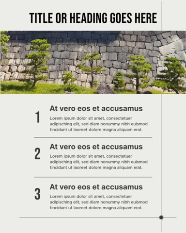 Nature-Inspired List Instagram Post Design Template