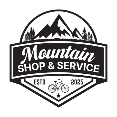 Mountain Shop and Service Logo Design Template