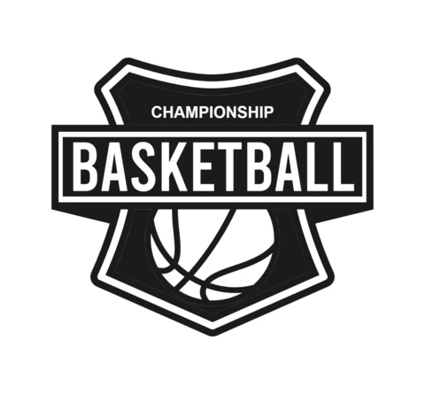 Basketball Tournament Championship Sports Logo Design Template