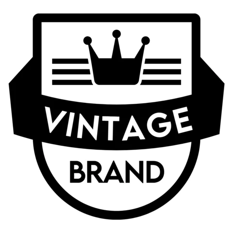 Modelo de design de logotipo de etiqueta vintage