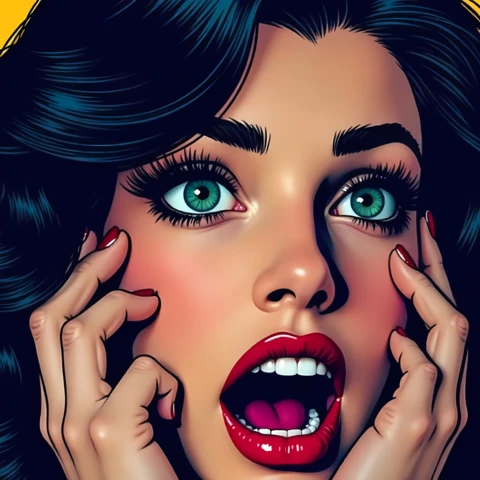 Pop Art Glamour Design Template for Stunning Visuals
