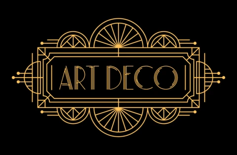 Elegant Art Deco Design Template for Vintage Aesthetic Projects