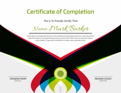 Corporate Company Certificate Post Design Template