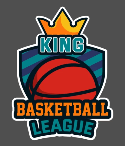 Basketball League Logo Design Template