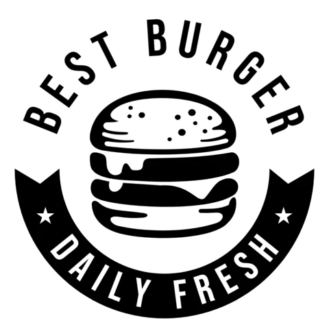 Burger Shop Logo Design Template