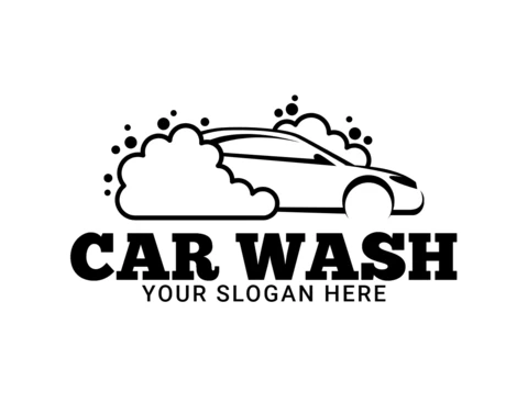 Car Wash Service Logo Design Template