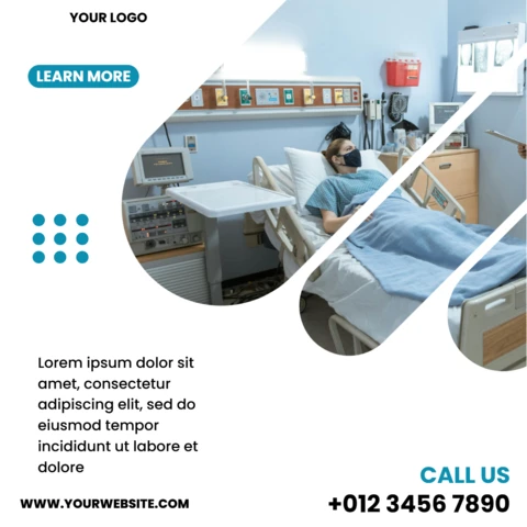 Eye-Catching Medical Social Media Post Design Template