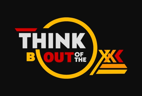 Think Out Of The Box T-Shirt Design Template
