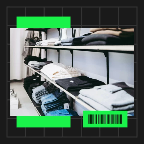 Modèle de conception de messages sur les médias sociaux pour les magasins de vêtements
