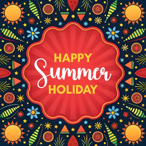 Mexican-Style Doodles Design for Summer Holiday Festive Celebrations Template