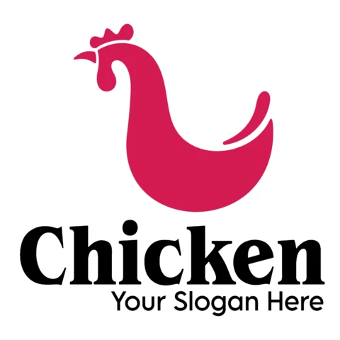 Modello di logo di pollo