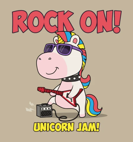 Rock On! Unicorn Jam Design Template