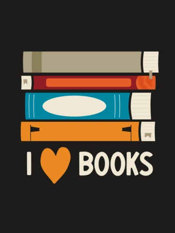 Book Lover T-shirt Template Design