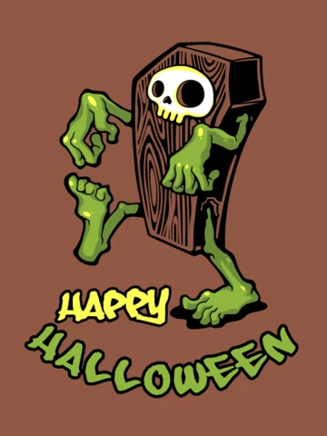 Halloween Good Vibes Only With Skull T-shirt Design Template