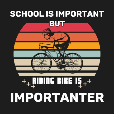 Modèle de t-shirt homme à bicyclette