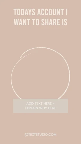 Heben Sie Ihre Lieblingskonten mit dieser minimalistischen Instagram-Story-Vorlage hervor