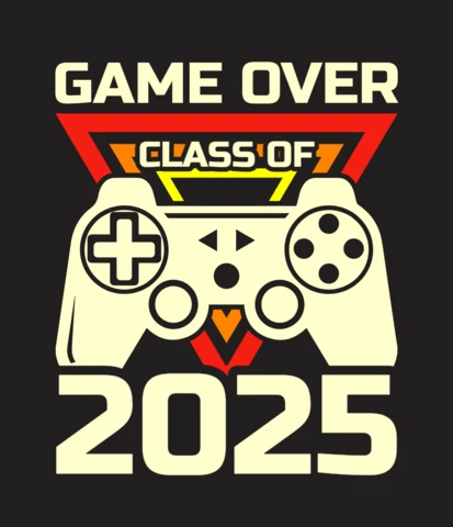 Modèle de t-shirt "Game over" pour la tablette de jeu