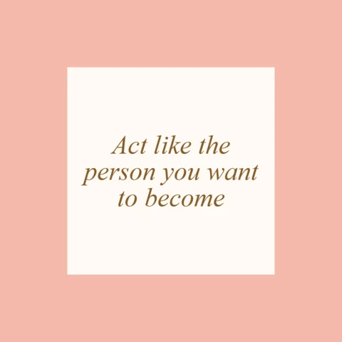 Gedraag je als je toekomstige zelf instagram post design sjabloon