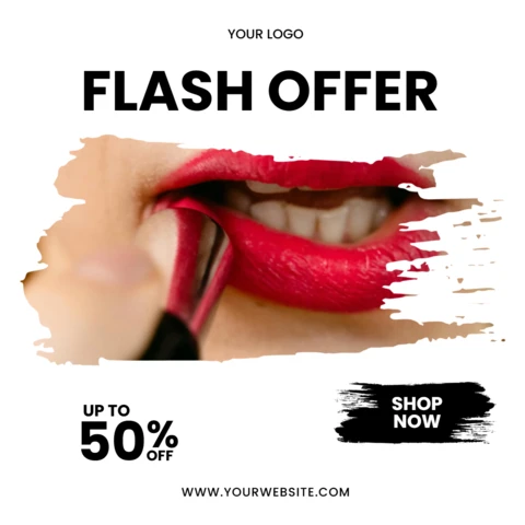 Modern Textured Sale Offer Instagram Post Design Template