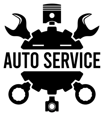 Modelo de design de logotipo de loja de serviços automotivos