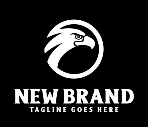 Modello di logo Eagle