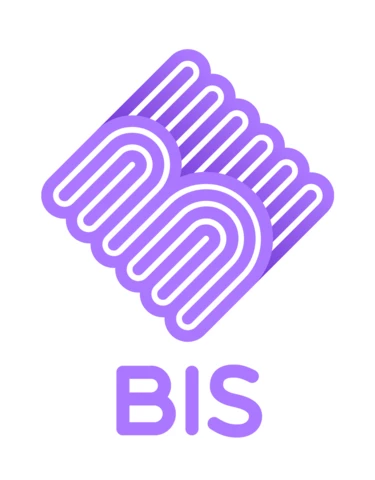 Modello di logo astratto colorato Bis