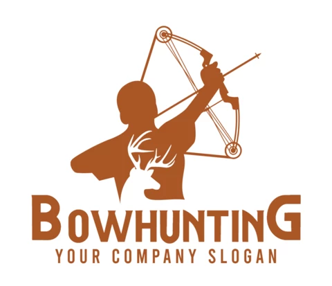 Bow Hunting Logo Design Template
