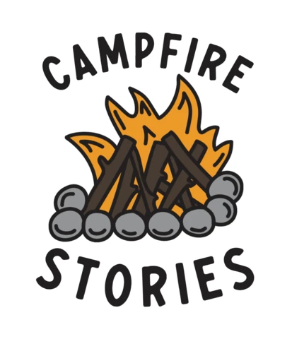 Campfire Stories Logo Template Design