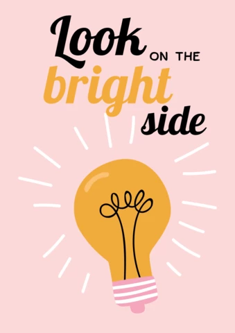 Modello di poster retro light