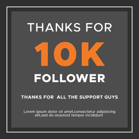 Thanking Fashion Followers Modern Instagram Template