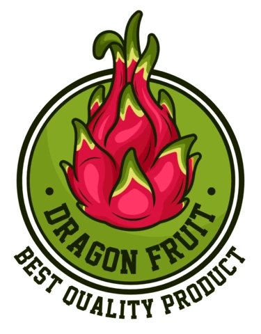 Modello di design del logo del frutto del drago della migliore qualità