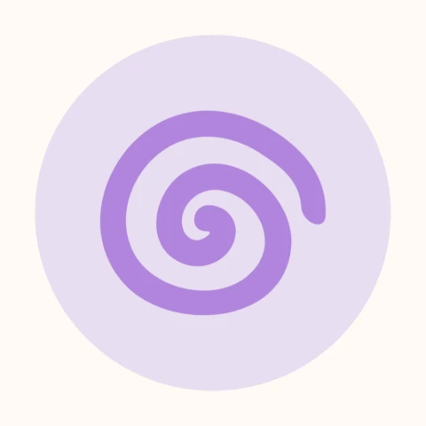 Linear Spiral Instagram Story Highlight Cover Design Template