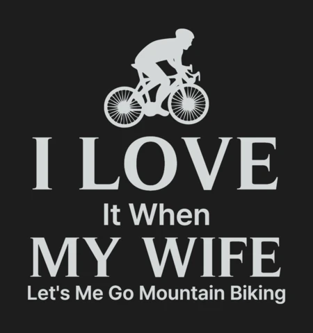 Mountain Biking T-shirt Design Template