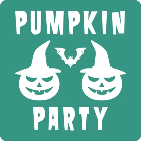 Halloween Pumpkin Party Poster Design Template