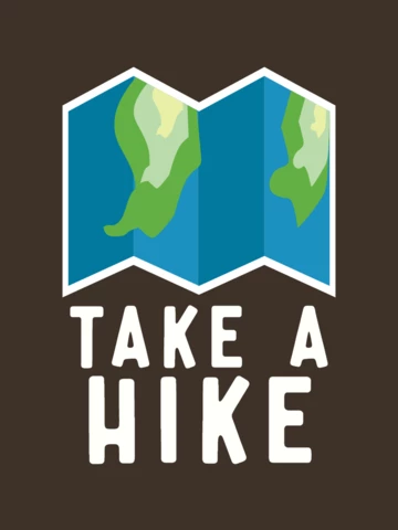 Take A Hike T-shirt Template Design