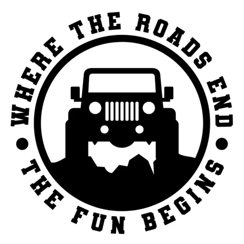 Plantilla de diseño de logotipo de coche todoterreno extremo