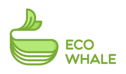 Eco Whale Colorful Logo Design Template