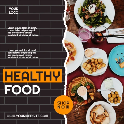 Street Style Eye-Catching Collage Instagram Post Design Template